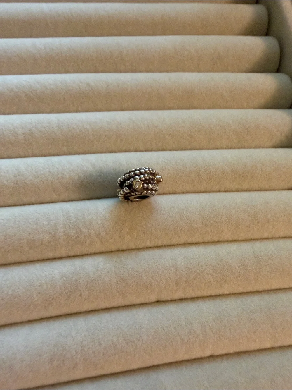Pandora Entangled Beauty SS/14KY Gold Diamond Charm